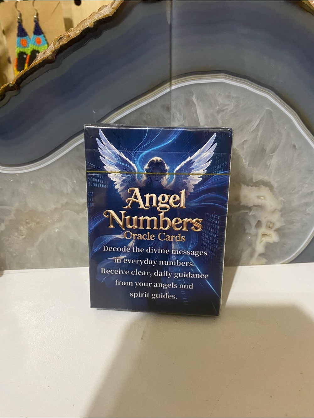 Source Unknown Angel Numbers Oracle Cards - Blue and Gold